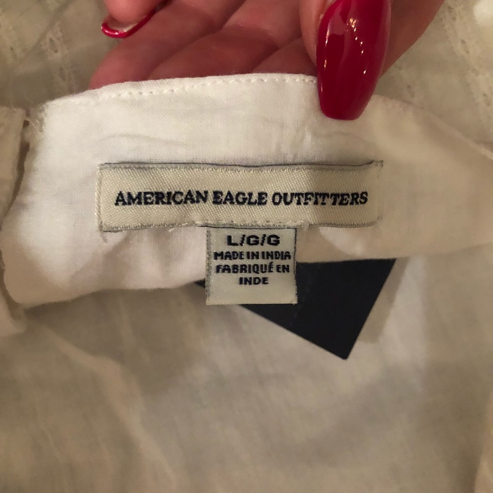 American Eagle tie straps cropped tank